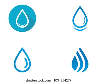Water drop Logo Template