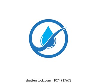 Water Drop Logos Stock Vector (Royalty Free) 743785639