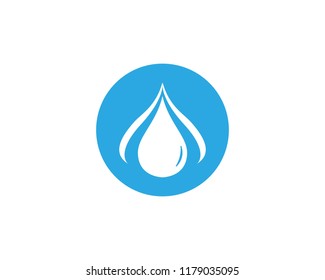 water drop Logo Template