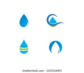 water drop Logo Template