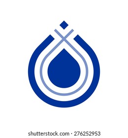 Water Drop logo template
