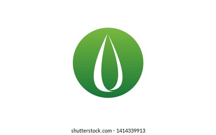 Water drop logo template design vector illustration