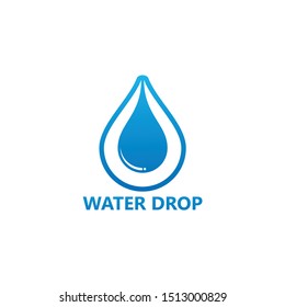Water Drop Logo Template Design