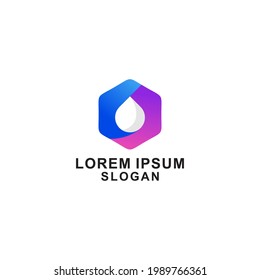 Logo-Design für Wassertropfen