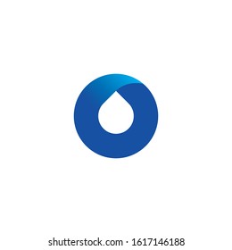 Water drop logo template. water icon template