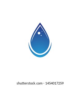 Water drop logo template illustration - Vector