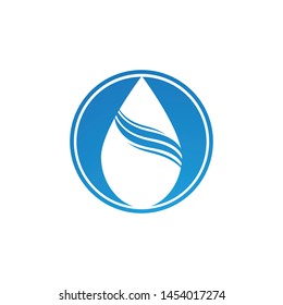 Water drop logo template illustration - Vector
