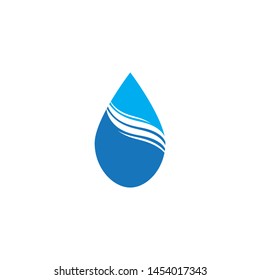 Water drop logo template illustration - Vector
