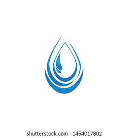 Water drop logo template illustration - Vector