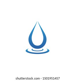 Water drop logo template illustration - Vector