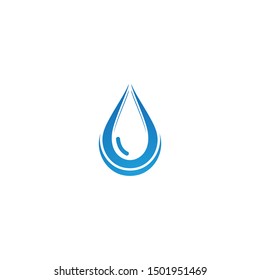 Water drop logo template illustration - Vector