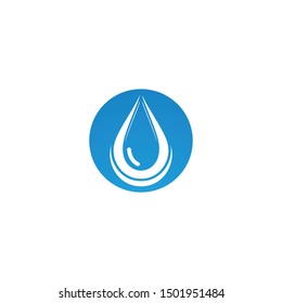 Water drop logo template illustration - Vector