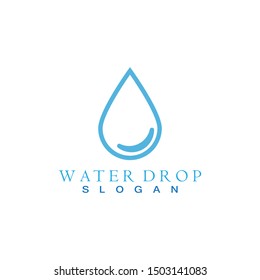 Water drop logo template illustration - Vector
