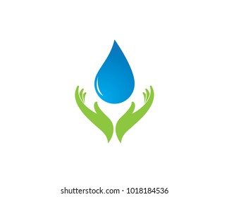 water drop Logo Template vector illustration design