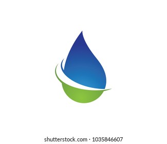 Water drop Logo Template vector illustration design