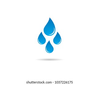 water drop Logo Template vector illustration design