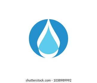 Water drop Logo Template vector illustration design