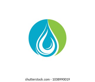 Water drop Logo Template vector illustration design