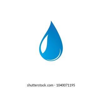 water drop Logo Template vector illustration design