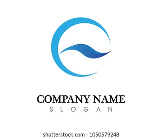 water drop Logo Template vector illustration design
