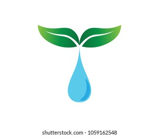 water drop Logo Template vector illustration design
