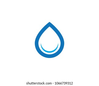 water drop Logo Template vector illustration design