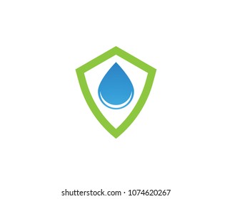 water drop Logo Template vector illustration design