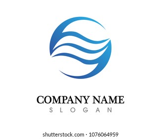 water drop Logo Template vector illustration design