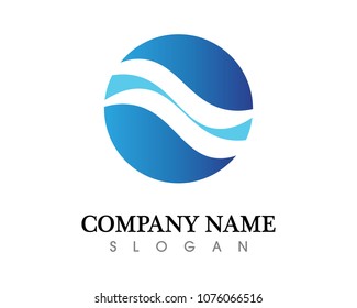 water drop Logo Template vector illustration design