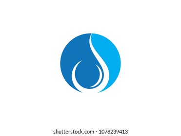 Water drop Logo Template vector illustration design