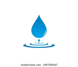 diseño de ilustración vectorial de plantillas de logotipos de gota de agua