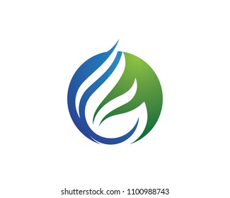 Water drop Logo Template vector illustration design