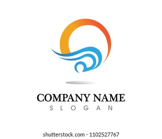 water drop Logo Template vector illustration design
