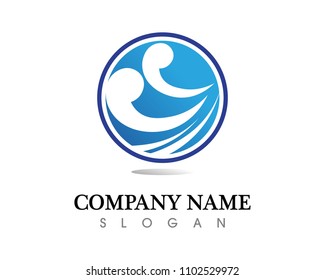 water drop Logo Template vector illustration design
