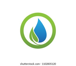 water drop Logo Template vector illustration design