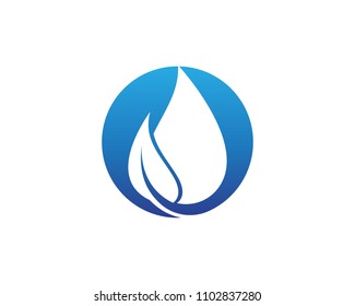 water drop Logo Template vector illustration design