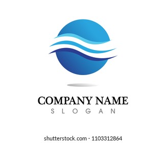 water drop Logo Template vector illustration design
