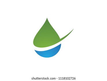 Water drop Logo Template vector illustration design
