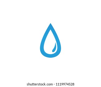 water drop Logo Template vector illustration design
