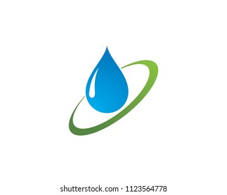 water drop Logo Template vector illustration design