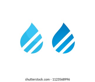 water drop Logo Template vector illustration design