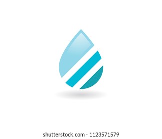 water drop Logo Template vector illustration design