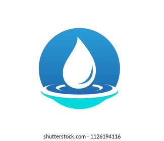 Water drop Logo Template vector illustration design