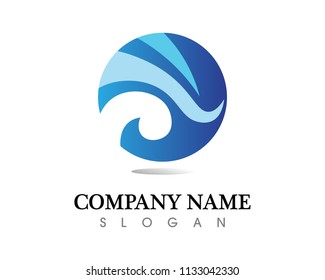 water drop Logo Template vector illustration design