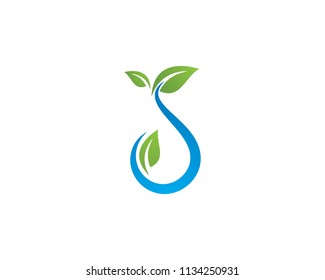 water drop Logo Template vector illustration design