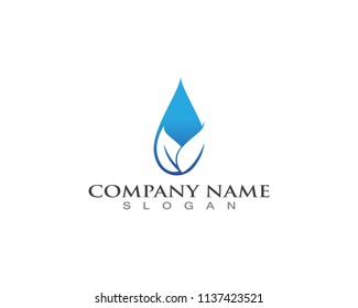 water drop Logo Template vector illustration design