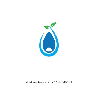 water drop Logo Template vector illustration design