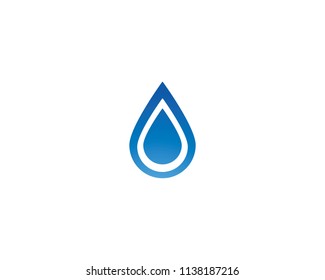 water drop Logo Template vector illustration design