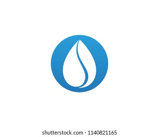 water drop Logo Template vector illustration 