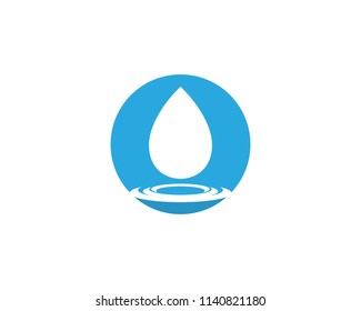 water drop Logo Template vector illustration 